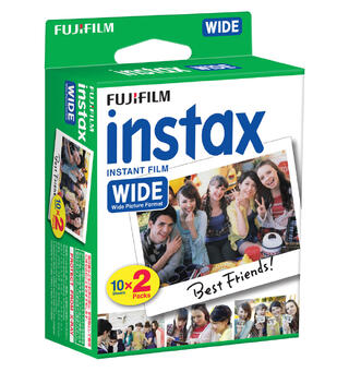Fujifilm Instax Film Wide Twin Pakke med 20 bilder til Fuji Instax Wide
